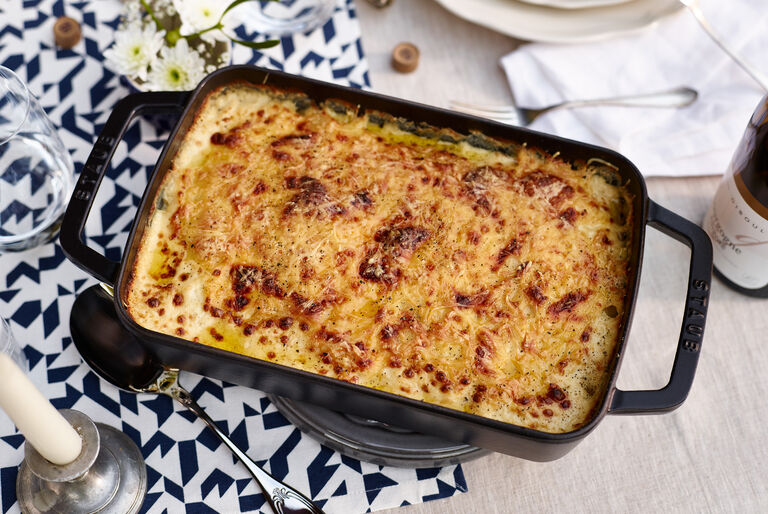 Gerecht gratineren in de oven